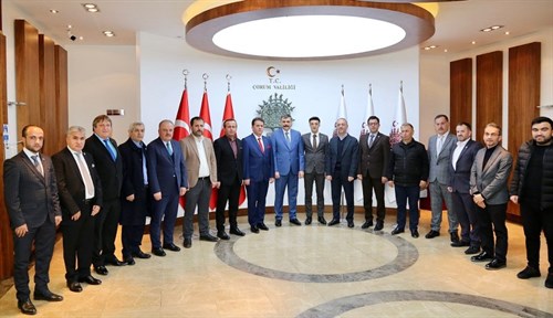 Kaymakamımız Sayın Mesut Ozan YILMAZ  Beraberindeki Heyet İle Birlikte Çorum Valiliğini Ziyaret Etti.